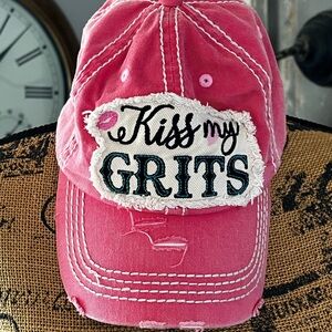 KBETHOS Pink Distressed Cap